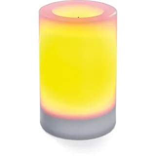 Esotec Solar LED Kerze ELLA, Flackerlicht + Flammeneffekt, Tischleuchte, Akku, Solarleuchte, Campinglicht, 10x15cm, Kunststoff, außen 102234