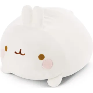 NICI 47752 Kissen Hase Molang figürlich 30x40cm Plüsch Kuscheltier Kawaii, 1 Stück (1er Pack), Weiß