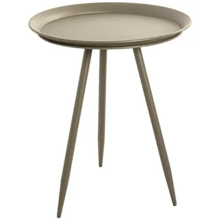 HAKU Beistelltisch rund grün Metall runder Sofatisch klein - Maße: H 54 x Ø 44 cm Style: Modern