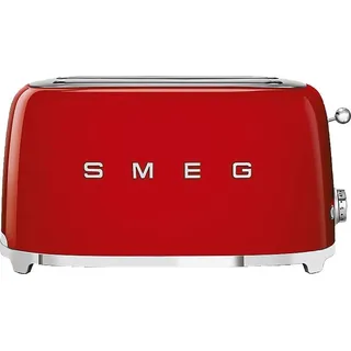 Smeg TSF02RDEU Toaster 2 Schlitze für 2 Scheiben, 1500 W, Rot