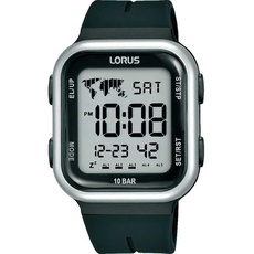Bild von Herren Digital Quarz Uhr mit Silikon Armband R2351PX9