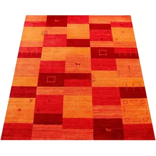 Paco Home »Gabbeh 304« rechteckig 14 mm Höhe Kurzflor, handgewebt, reine Wolle, Gabbeh-Stil, Patchwork Design,