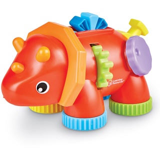 Learning Resources Tracy, der Triceratops zum Stressabbau, 1-teilig, ab 18 Monaten, Baby-Spielzeug, Sensorik-Spielzeug für Kleinkinder, Feinmotorik-Spielzeug, Montessori-Spielzeug