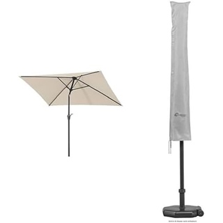 Schneider Bilbao 210x130 ecru + Protective sleeves for parasols up to 300 cm