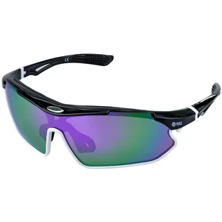 YEAZ Sport-Sonnenbrille schwarz/weiß/lila SUNRAY