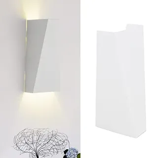 FTVOGUE Wandleuchte Trapez Wohnzimmerlampe Hintergrund Schlafzimmer Nachttischlampe Dekoration(Weiße Muschel)