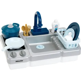 Theo Klein Klein Spielküche Miele - Spüle mit Wasserfunktion und Kochfeld (7166)