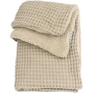 Meyco Meyco, Baby Waffel Teddy Babydecke - sand (75 x 100 cm)