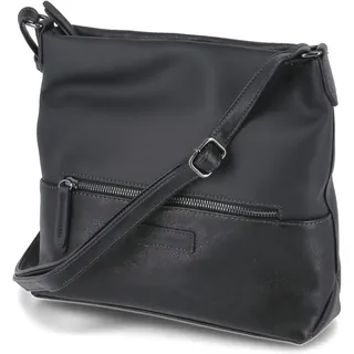 Tom Tailor Damen Umhängetasche Gia Cross Bag M blau - Schwarz