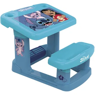 Chicos - Stitch Schulbank für Kinder | Maltisch und Spieltisch | Schreibtisch Set mit Ausmalblättern | Lern- und Kreativtisch | Ab 2 Jahren (51025)