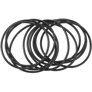 NUOBESTY Schwarze Gelee-Armbänder Für Kinder Silikon-Gelee-Armbänder Schwarze Gummi-Gummi-Silikon-Armbänder Dehnbare Armbänder 10 Stück, Mittel, ECELUDL29N21491G147145RS