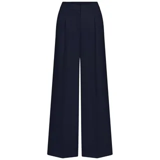 Bundfaltenhose Modell Willow O Raffaello Rossi blau