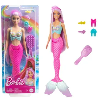Barbie New Long Hair Fantasy Puppe Meerjungfrau (18 cm)