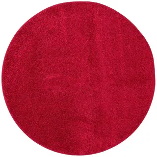 Snapstyle Mona Hochflorteppich 133 x 133 cm Rot