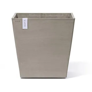 Ecopots Rotterdam 49,7 x 50 cm Braungrau