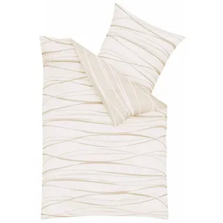 Motion Mako-Satin creme 155 x 220 cm + 80 x 80 cm