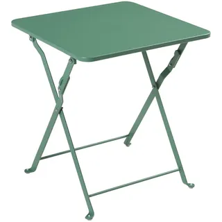 [en.casa] Vegårshei Klapptisch 40 x 40 x 45 cm Grün
