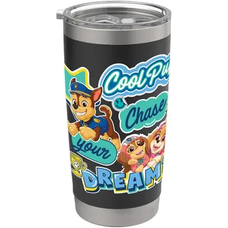 Offizielles Paw Patrol Cool Pup Chase your Dreams Doppelwandiger Edelstahl-Thermobecher