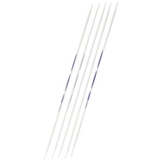 Bild double-point Ergonomische Stricknadeln/Nadeln, Kunststoff, Mehrfarbig, 2,5 mm, 20 cm Länge, Set von 5