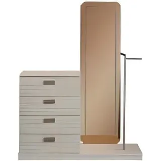 Beiger Schminktisch r Kosmetiktisch Schlafzimmer Holz Möbel - Beige