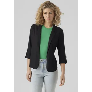 Vero Moda Kurzblazer »VMJESMILO 3/4 LOOSE BLAZER WVN NOOS« mit Leinen, schwarz