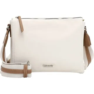 Umhängetasche TAMARIS "Umhängetasche TAS Kirsten", Damen, Gr. B/H/T: 24cm x 28,5cm x 2cm 0, beige (beige 400), Polyurethan, Taschen Umhängetasche