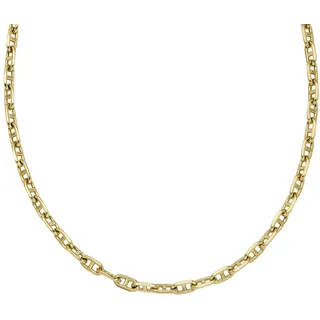 Fossil Gliederkette »Schmuck Geschenk Messing Halsschmuck HERITAGE D-LINK«, goldfarben