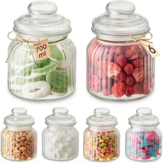 Praknu Bonbonglas 700 ml 6 St.