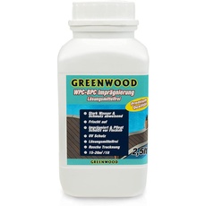 Greenwood WPC & BPC Imprägnierung Transparent - Farbloses Imprägniermittel - Terrassen Pflegemittel mit UV-Schutz - ECO Lösungsmittelfrei - 2,5 Liter