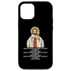 Hülle für iPhone 15 Agnus Dei Sanctus Traditionelle lateinische Messe katholisch