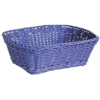 Excelsa Geflechtkorb, 24 x 18 cm, Blau