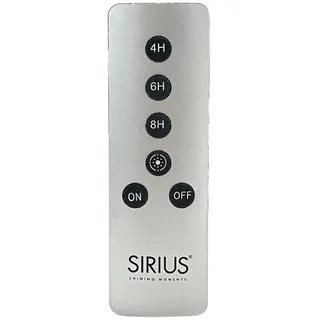 Sirius Fernbedienung silber Aluminium - Silber
