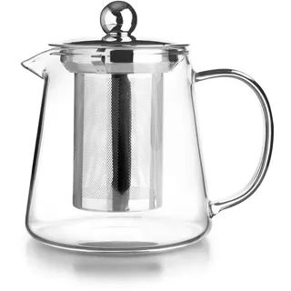 IBILI Glas-Teekanne mit Filter, Borosilikat, 450 ml, Durchsichtig
