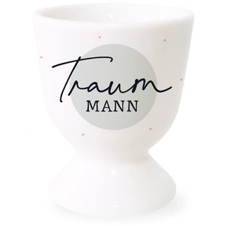 Grafik Werkstatt Eierbecher mit Echtgold | Porzellan Becher | Traummann