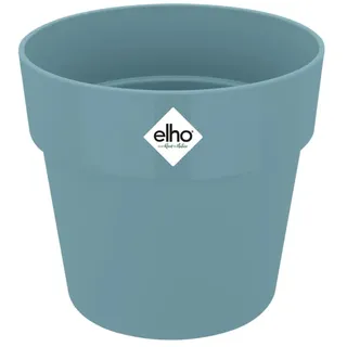 elho B.for Original Rund Mini 11 - Blumentopf für Innen - Ø 11.0 x H 10.0 cm - Blau/Taubenblau