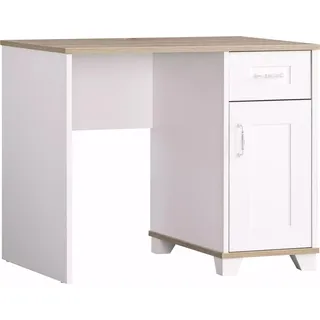 Kinderschreibtisch Computertisch Modern Schreibtisch Holz Weiß Tisch - Weiß