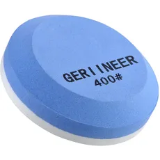 GERIINEER 2-IN-1 Schleifstein Axt und Messer, Schärfer Abziehstein für Messer, Puck Schärfstein für Gartengeräte Küchenmesser Meißel Äxte (400/800 Körnung)