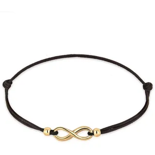 Elli Infinity Armband goldfarben 925 Sterling Silber Größe elastisch