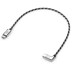 Bild von Anschlusskabel Ladekabel USB-C auf USB-C Premium Kabel 30 cm, mit VW Logo, Silber