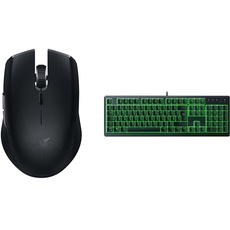 Razer Atheris - Kabellose Gaming und Office Maus & Ornata V3 X - Flache Mecha-Membran-Gaming Tastatur