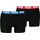 Boxershorts 2er Black Blue Red L