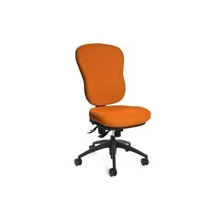 Topstar Bürostuhl Wellpoint 30 SY, 8060 BC4 Stoff orange, Gestell schwarz