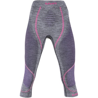 Uyn Ambityon 3/4 Baselayer-hose - Black Melange / Purple / Raspberry - L-XL