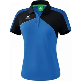 Erima Damen Poloshirt Premium One 2.0 New royal/schwarz/weiß 46