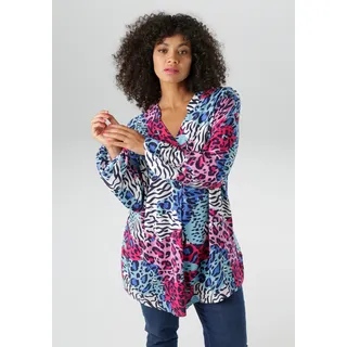 aniston plus Schluppenbluse blau 50