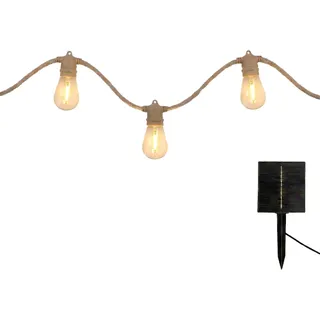 Lumisky Lichterkette transparent 7,50 m 10 LED-Lampen warmweiß