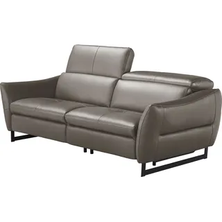 Egoitaliano 2,5-Sitzer »Dafne, elegantes Designsofa mit hohem Sitzkomfort« wahlw. mit elektrischer Relaxfunktion, Kopfteile manuell verstellbar beige