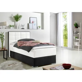 MAINTAL Boxspringbett mit Bettkasten und Topper,