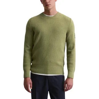 Marc OߴPolo DFB Travel Collection Herren Strickpullover aus Bio-Baumwolle mit Rundhalsausschnitt