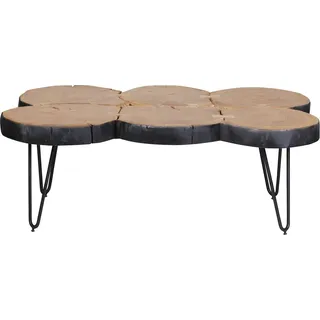 Couchtisch Massiv-Holz Akazie 115cm breit Landhaus-Stil B/H/T ca. 115/40/70cm - Braun